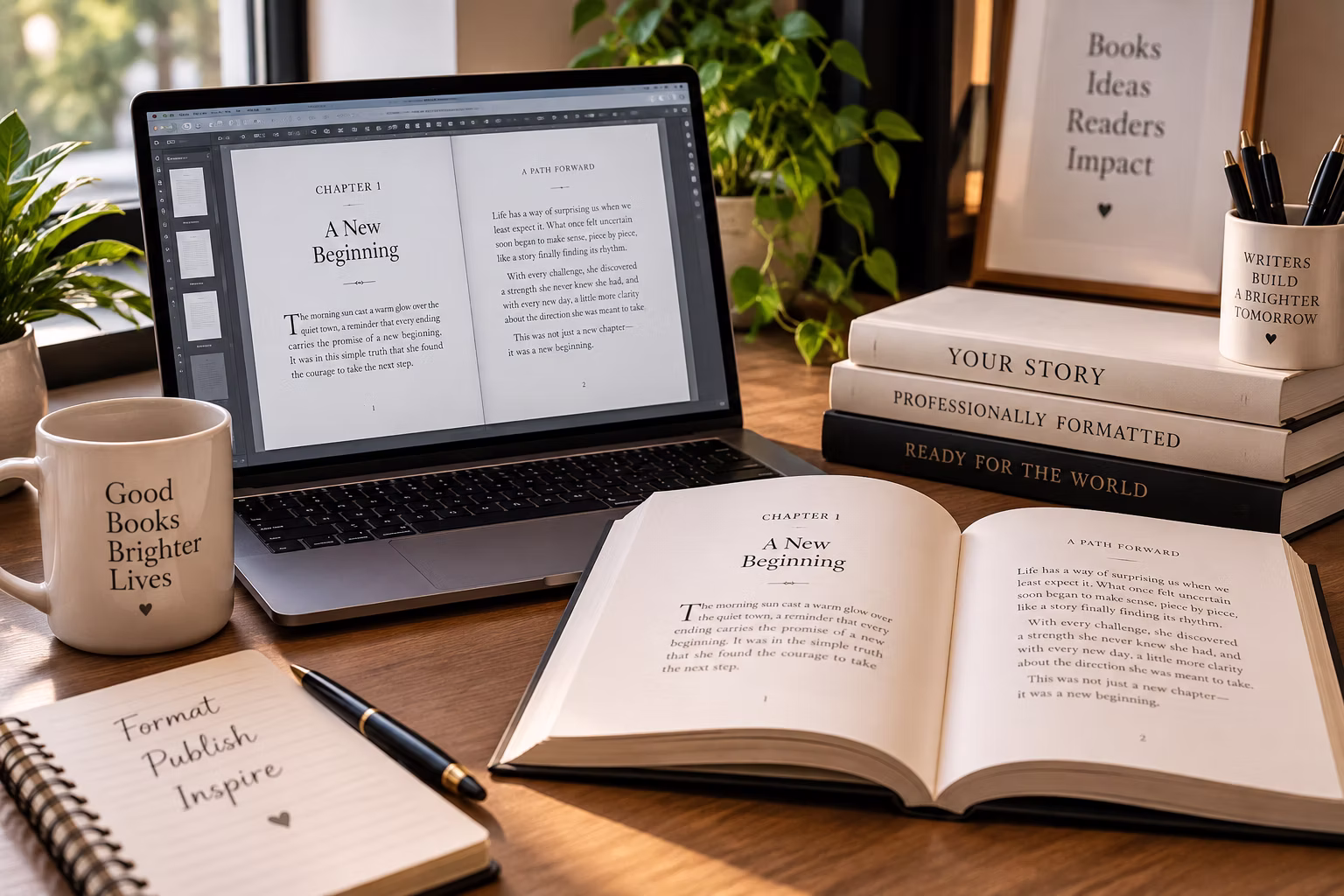 Turn Your Manuscript Into a Professionally Formatted Book